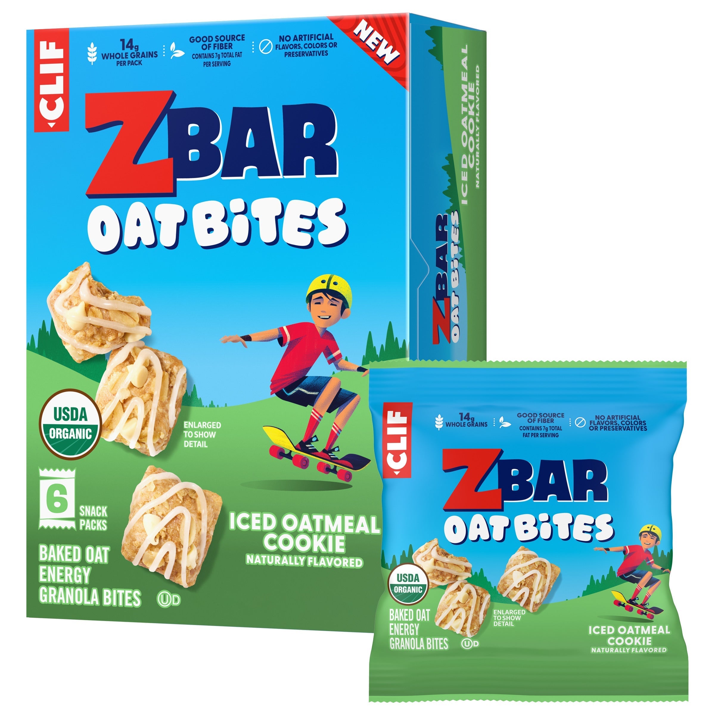 Zbar Oat Bites Iced Oatmeal Cookie Baked Oat Energy Granola Bites