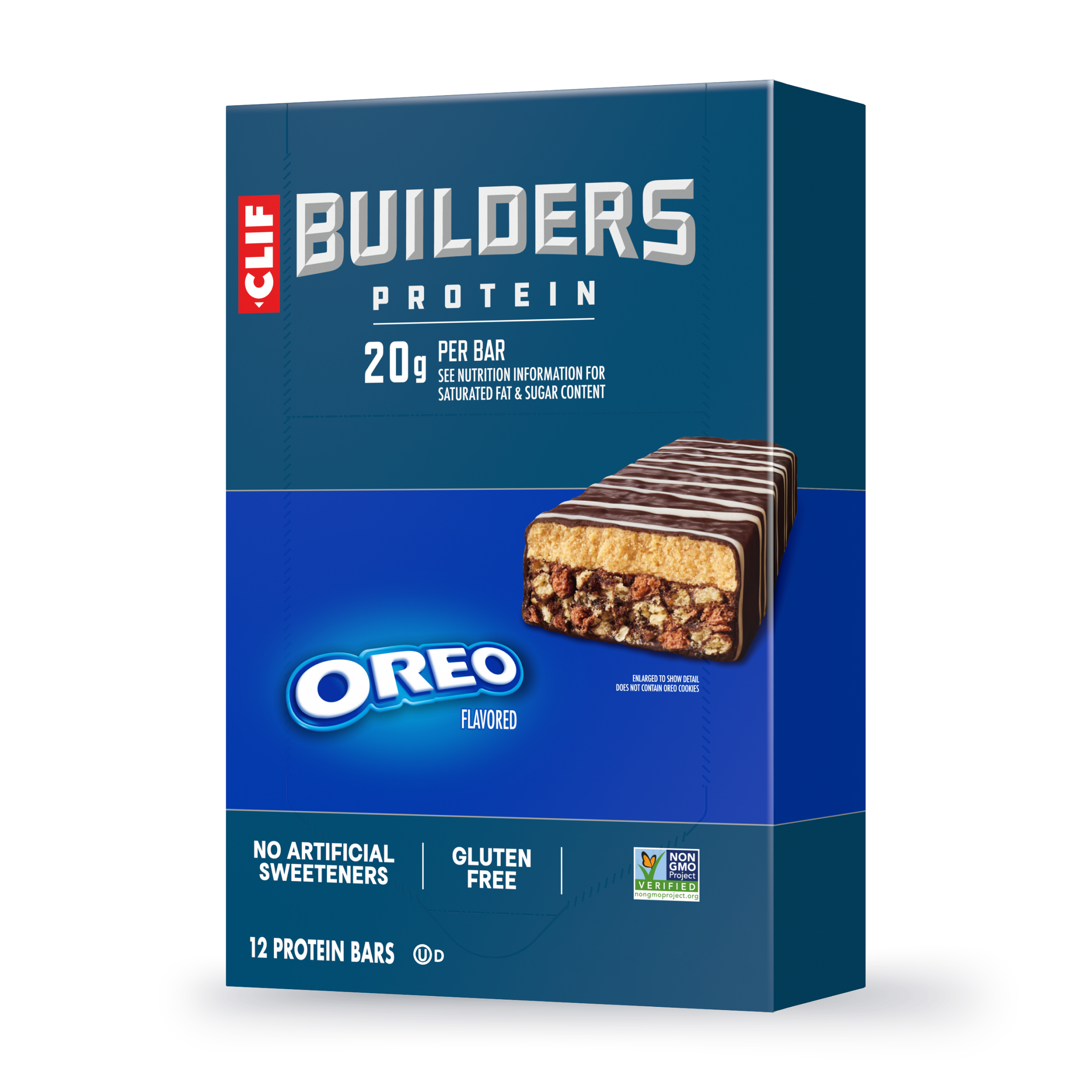 CLIF BUILDERS OREO-Flavored Plant Based Protein Bars