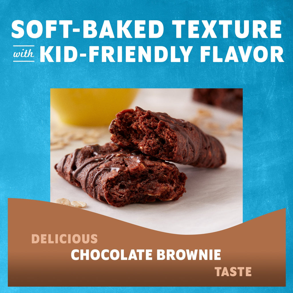 Zbar Chocolate Brownie Soft-Baked Energy Snack Bars, Organic Granola Bars